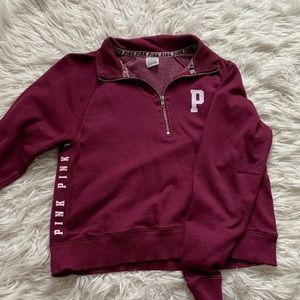 PINK Victoria secret Quarterzip Jacket